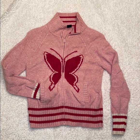 Girl’s zip sweater jacket - Picture 1 of 5